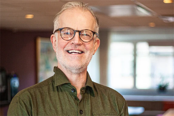 Porträtt på Peter Göransson