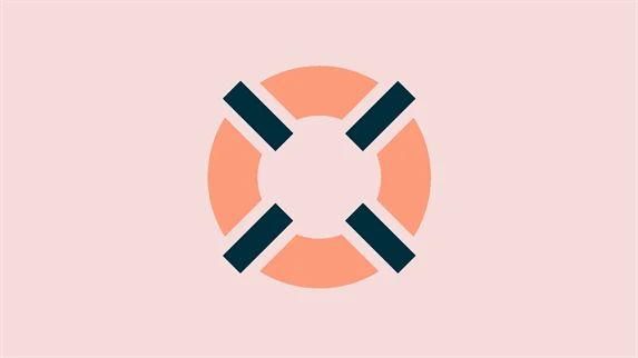 Illustration av en livboj som kan symbolisera t ex försäkring